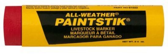 Picture of Markal® All-Weather Paintstik Livestock Markers  Red Part# - 61022