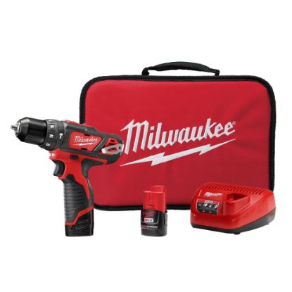 Picture of Milwaukee® Tool M12 3/8" Hammer Drill/Driver Kit Part# - 2408-22