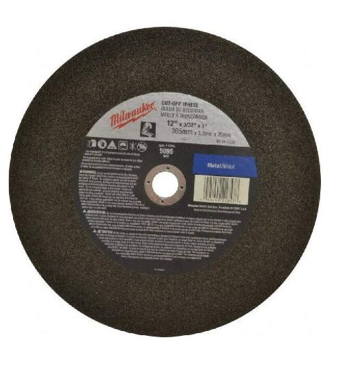 Picture of Milwaukee® Tool 12" X3/32"X1" Cutting Wheel Part# - 49-94-1220