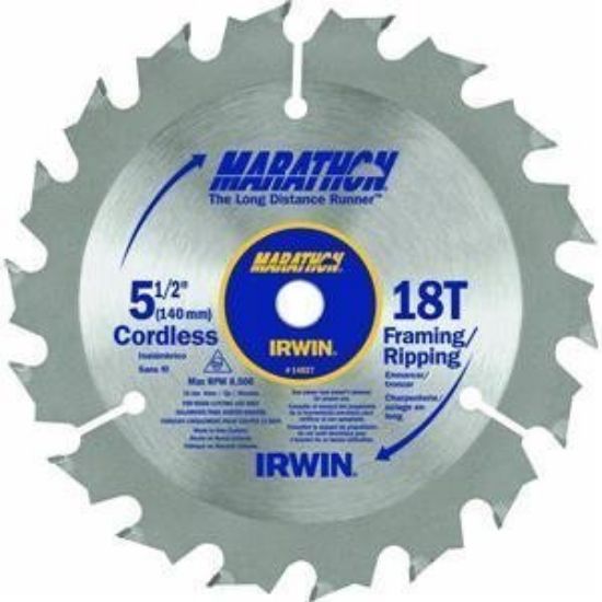 Picture of Irwin® 5-1/2In 18T Framing/Ripping 10Mm Arbor - Carded Part# - 14027