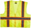 Picture of Mcr Safety Class 2 Poly Safety Vest3 Org/Silv Part# - Survlx3