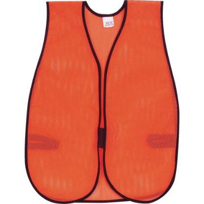 Picture of Mcr Safety Poly Mesh Safety Vest Orange Part# - V201