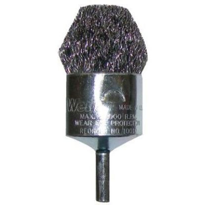 Picture of Weiler® 1/2" Crimped Wire Cntrldflare End Brush .014 Part# - 10302