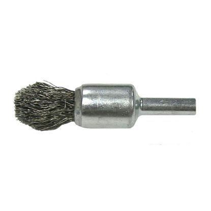 Picture of Weiler® 1/2" Crimped Wire Cntrldflare End Brush .014Ss Part# - 10314