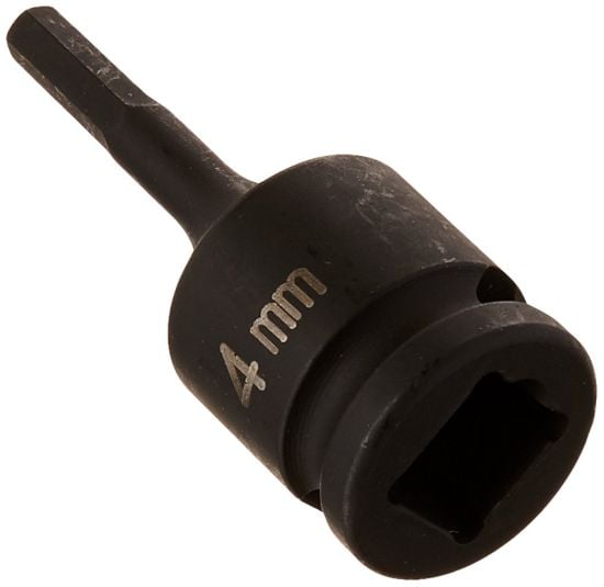 Picture of Grey Pneumatic 3/8" Drive X 4Mm Hex Driver Part# - 1904M