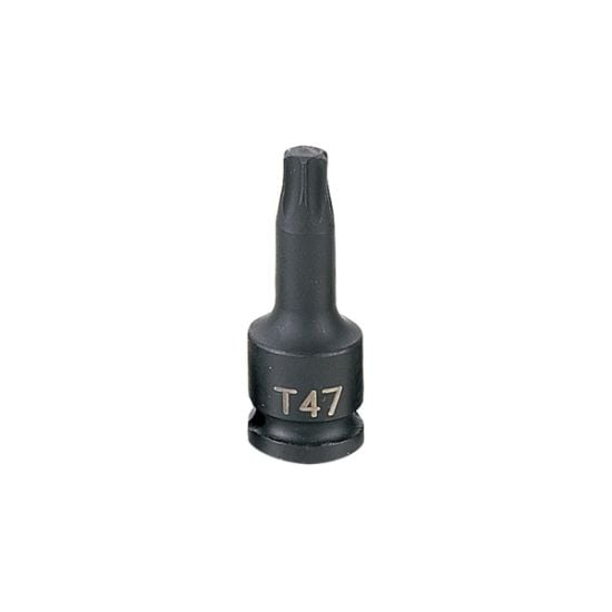 Picture of Grey Pneumatic 3/8" Dr. X Tt47 Tamper Proof Star Driver Part# - 1147Tt