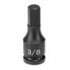 Picture of Grey Pneumatic 3/8" Drive X 9Mm Hex Driver Part# - 1909M