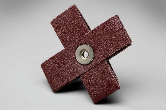 Picture of 3M™ Abrasive 3M Cross Pad 341D  1-1/2"X1-1/2"X1/2"  80 X-Wght Part# - 7100105510