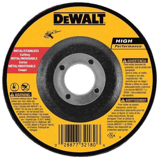 Picture of Dewalt® 5"X.045"X7/8" Thin Cutting Wheel Dcw Part# - Dw8425