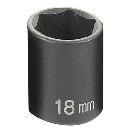 Picture of Grey Pneumatic 3/8" Drive X 18Mm Standard Part# - 1018M