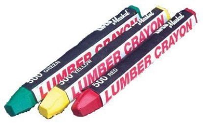 Picture of Markal® #500 Lumber Crayons  Black Part# - 80323