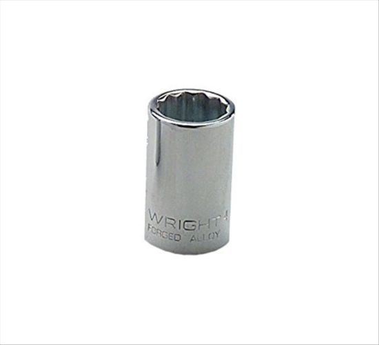 Picture of Wright Tool 7/16" 1/2"Dr 12Pt Std Socket Part# - 4114