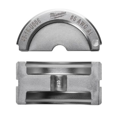 Picture of Milwaukee® Tool #6 Aluminum U Style Die Part# - 49-16-U006