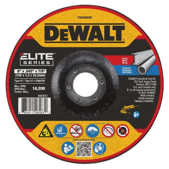 Picture of Dewalt® Dewalt 5 X .045 X 7/8 Elite T27 Cutting Part# - Dwa8958F