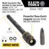 Picture of Klein Tools 3-In-1 Impact Flip Socket Part# - 32767