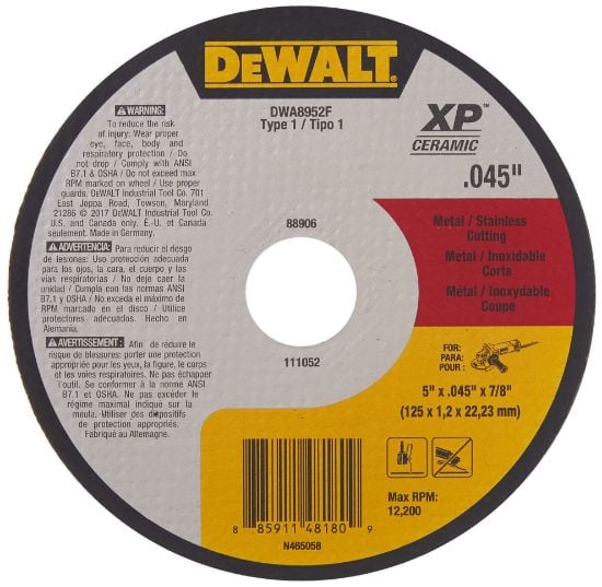 Picture of Dewalt® 5 X .045 X 7/8 Elite T1Cutting Part# - Dwa8952F