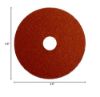 Picture of Weiler® 4-1/2" Tiger Ceramic Rfd24C Grit  7/8" A.H. Part# - 69850