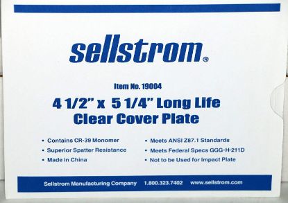 Picture of Sellstrom® Pku2 4X5 Plastic Cover Plate Part# - S19004