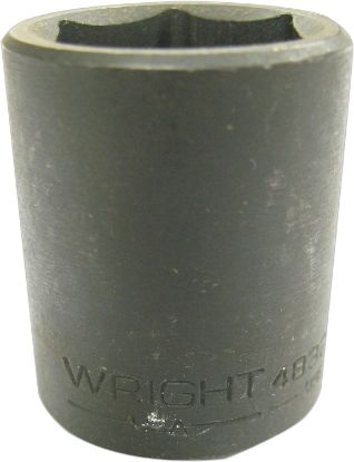 Picture of Wright Tool 3/8" 1/2"Dr. Impact Socket 6-Point Sta Part# - 4812