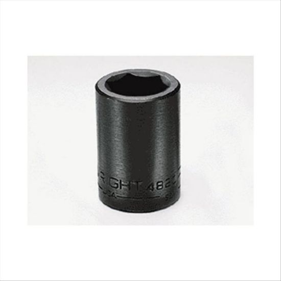 Picture of Wright Tool 7/16" 1/2"Dr 6Pt Std Impact Socket Part# - 4814