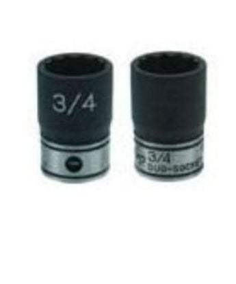 Picture of Grey Pneumatic 3/8" Drive X 15Mm Deep Duo-Socket - 6 Point Part# - 81015Md