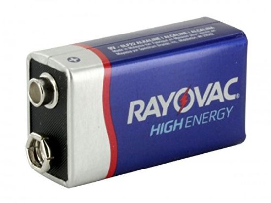 Picture of Rayovac® Rov A1604 Bulk.01 H/E 9Vbulk Part# - A1604Bk210