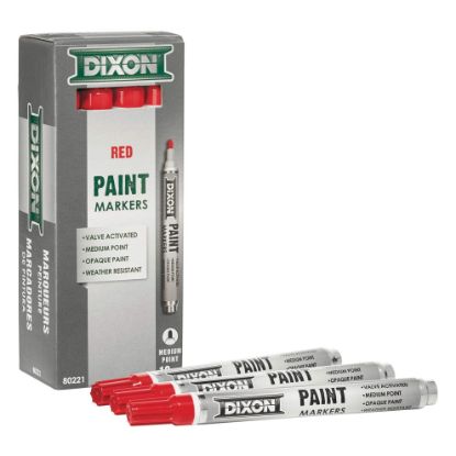 Picture of Dixon Ticonderoga Red Paint Marker Part# - 80221