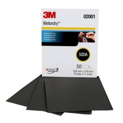 Picture of 3M™ 3M Wetordry Abrasive 413Q  02001  500  9"X11 Part# - 7000118291