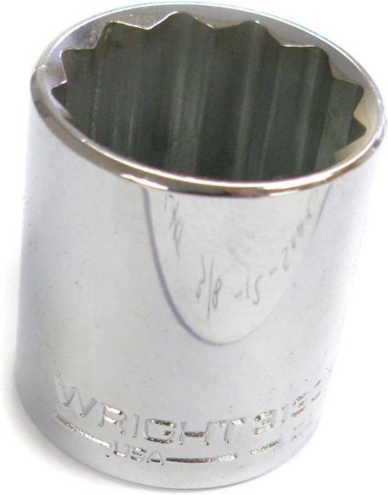 Picture of Wright Tool 11/16" 1/2"Dr 12Pt Std Socket Part# - 4122