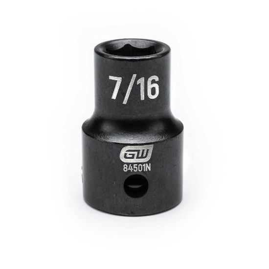 Picture of Gearwrench® 1/2" Drive 6 Point Stanimpact Sae Socket 7/16" Part# - 84501N