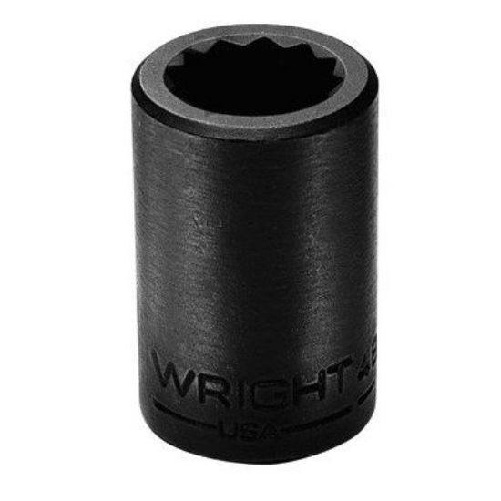 Picture of Wright Tool 1/2" Dr. 12 Pt. Std. Impact Socket Part# - 4870