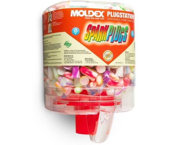 Picture of Moldex Sparkplugs Plugstation Disp Pack (1500 Per Cs) Part# - 6644