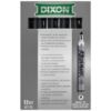 Picture of Dixon Ticonderoga 8717 Black 6" Barrel Redimark Chisel Poin Part# - 87170