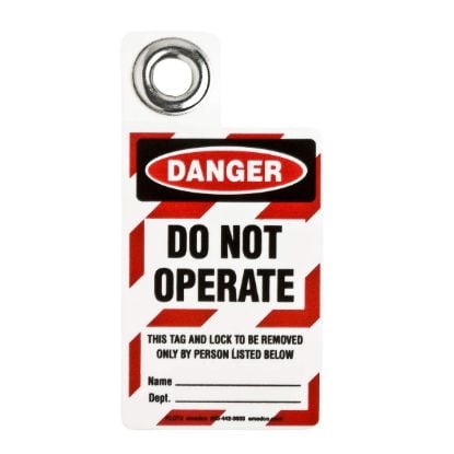 Picture of Brady® Lockout Tag Part# - 105722