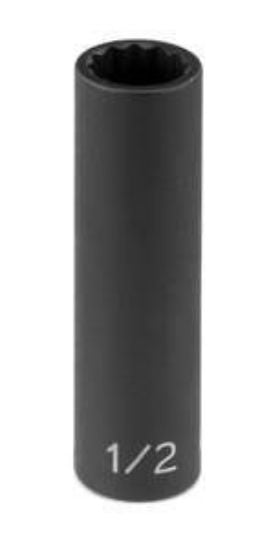 Picture of Grey Pneumatic 3/8" Drive X 11/16" Semi-Deep - 12 Point Part# - 1122Sd