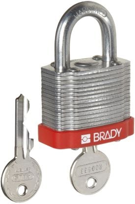 Picture of Brady® Brady Lock  Steel  .75"Kd Red Part# - 99500