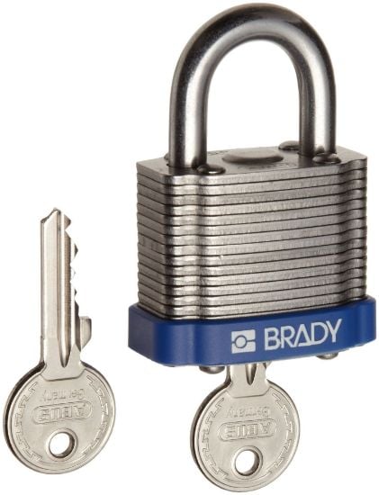 Picture of Brady® Brady Lock  Steel  .75"Kd Blue Part# - 99504