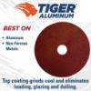 Picture of Weiler® 5" Tiger Aluminum Rfd 80Grit  7/8" Arbor Hole Part# - 60414