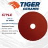 Picture of Weiler® 5" Tiger Ceramic Rfd 80Cgrit  7/8" Arbor Hole Part# - 69861