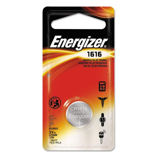 Picture of Energizer® Enr Ecr1616Bp.J3  Lith 1616 1Pk  Japan Part# - Ecr1616Bp