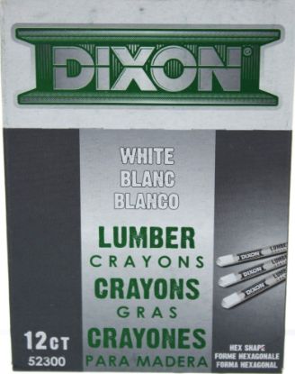 Picture of Dixon Ticonderoga 523 Whitie Lumber Crayons Part# - 52300