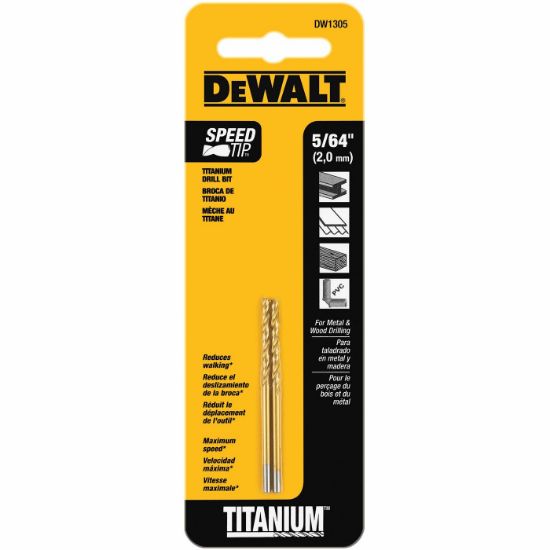 Picture of Dewalt® 5/64" Titanium Drill Bit Part# - Dw1305