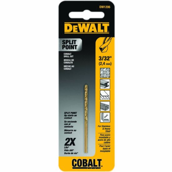 Picture of Dewalt® Dw Dw1206 3/32" Drill Bit Part# - Dw1206