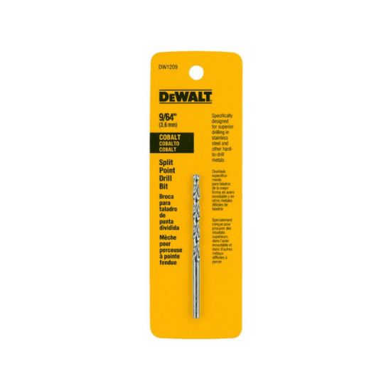 Picture of Dewalt® 9/64" Cobalt Drill Bit Split Point Part# - Dw1209