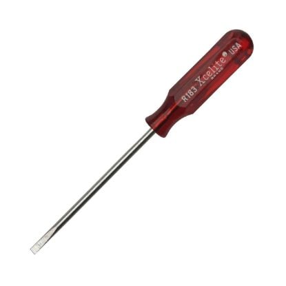 Picture of Weller Xcelite® Pocket Clip Slotted Screwdriver  1/8" X 3" Part# - R183N