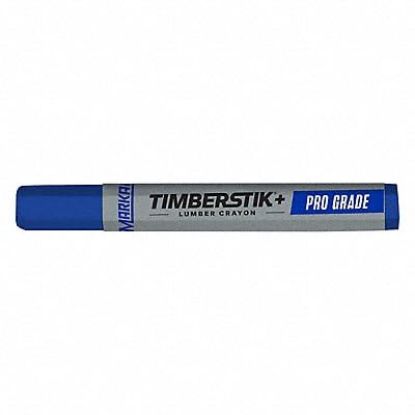 Picture of Markal® Timberstik+ Pro Grade Lumber Crayon  Blue Part# - 80385