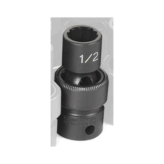 Picture of Grey Pneumatic 3/8" Drive X 1/2" Standard Universal- 12 Point Part# - 1116U