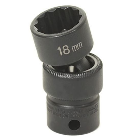 Picture of Grey Pneumatic 3/8" Drive X 15Mm Standard Universal- 12 Point Part# - 1115Um