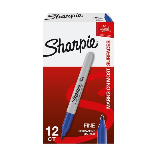 Picture of Sharpie® Blue Sharpie Fine Pointmarker Part# - 30003