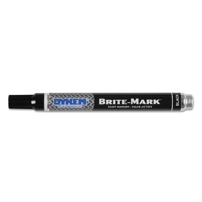 Picture of Dykem Brite-Mark Paint Pen Medium Tip Black Part# - 84002